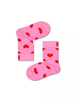 HAPPY SOCKS | Kinder Socken HEART pink | 